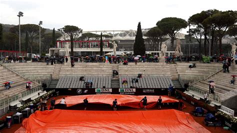 Play Resumes After Rain Delays In Rome | ATP Tour | Tennis