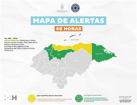 Intensas Lluvias En Honduras Copeco Eleva A Alerta Amarilla A Col N