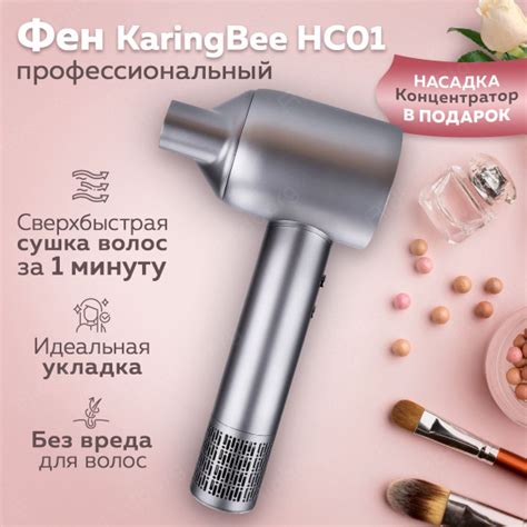 Фен для волос профессиональный с ионизацией / с режимом для животных и ...