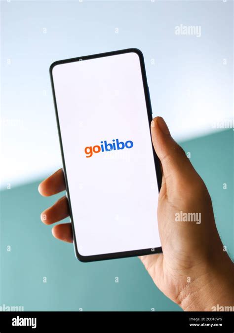 Assam India August 22 2020 Goibibo Logo On Phone Screen Stock