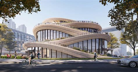 Heatherwick To Wrap Shanghai Building In Futuristic Moon Bridges