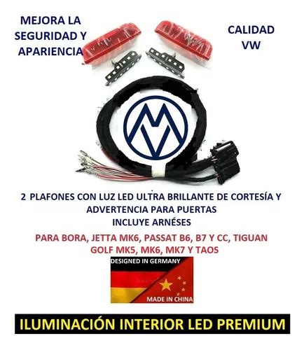 Luz Cortesía Led Arnés Bora Golf Jetta Passat Taos Tiguan