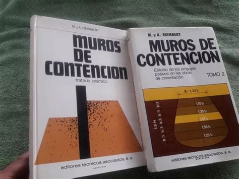 Libro Muros De Contención 2 Tomos Reimbert En Venta En Lima Lima Por Sólo S 15000 Ocompra