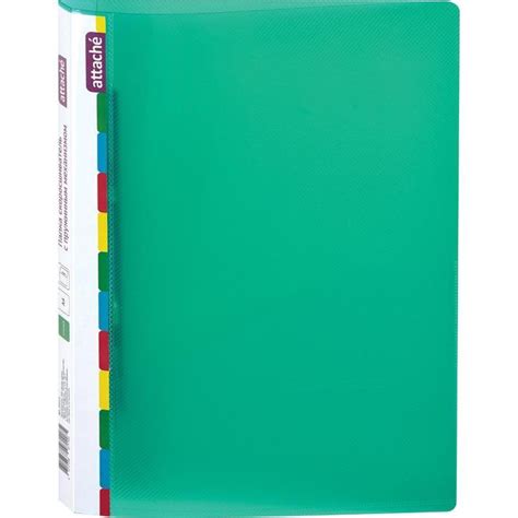 Скоросшиватель пластиковый с пружинным механизмом Attache Diagonal А4 ...