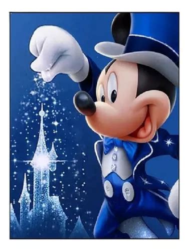 Kit Pintura De Diamante D Diy X Mickey Castelo Disney