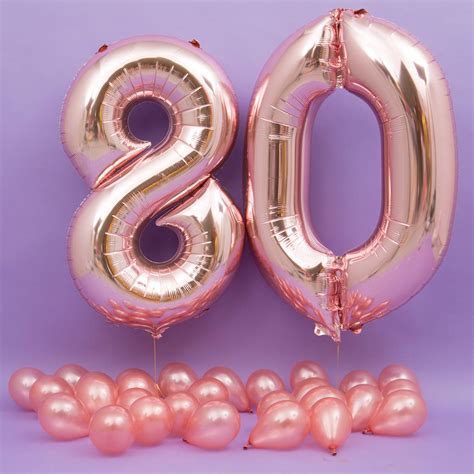 80th Birthday Balloons