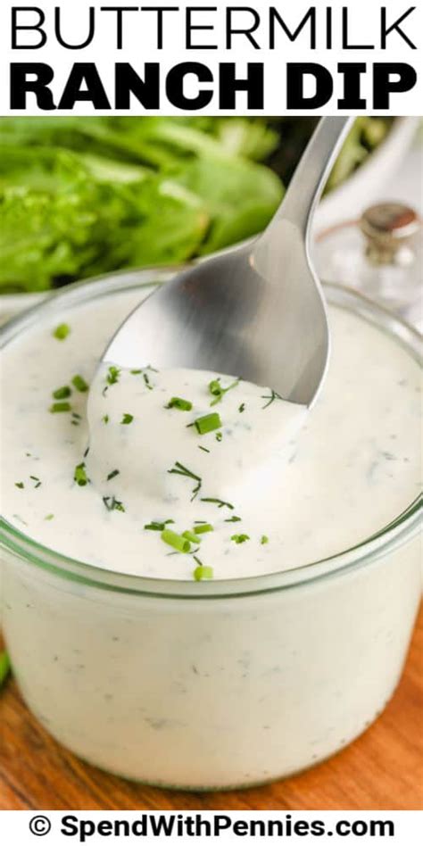 Buttermilk Ranch Dressing Spend With Pennies Halfway Foods