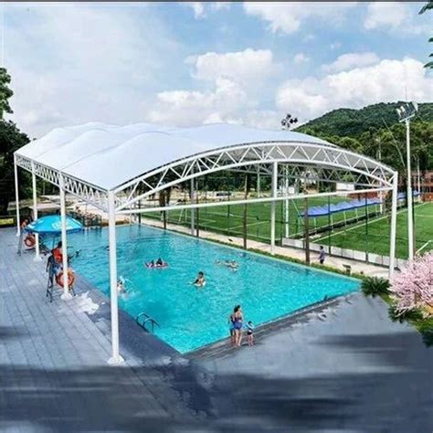 Modular PVC Tensile Pool Fabric Structure At Rs 343 Sq Ft In New Delhi