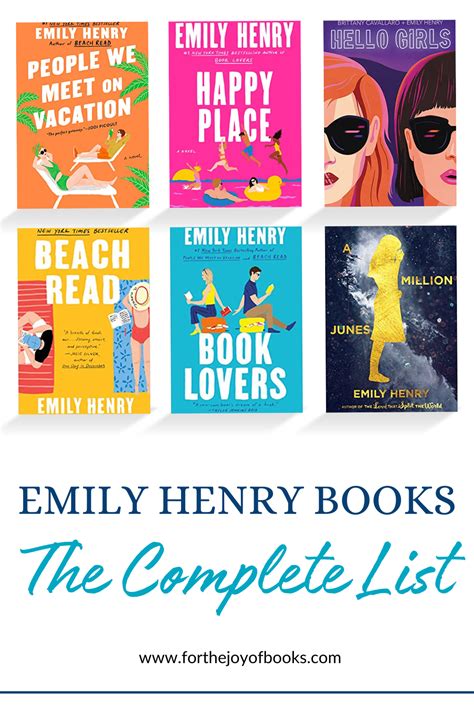 Emily Henry Books: The Complete List in 2023 | Good romance books, Reading romance, Top books to ...