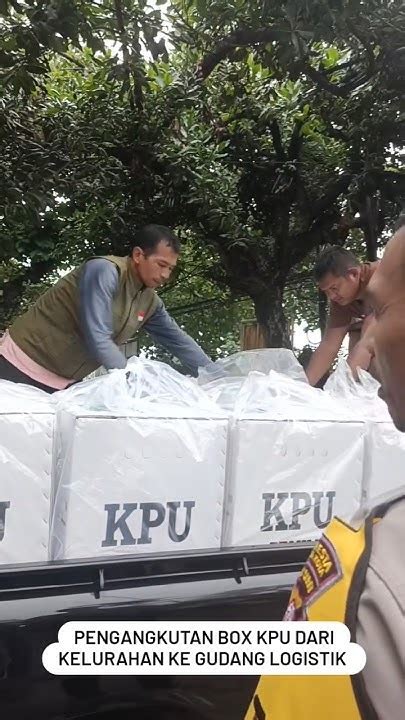 Pengangkutan Box Kpu Dari Kelurahan Ke Gudang Logistik Kel Menteng 15 Feb 2024 Youtube