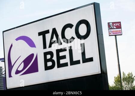 A Taco Bell And Kentucky Fried Chicken Kfc Fast Food Restaurant Stock