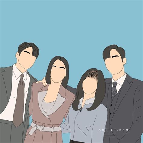 Business Proposal Kdrama Cartoon Wallpaper Pen Art Drawings