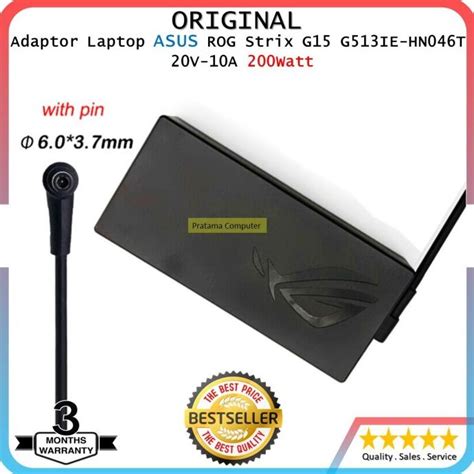 Jual Adapter Charger Laptop ASUS ROG Strix G15 G513IE HN046T 20V 10A