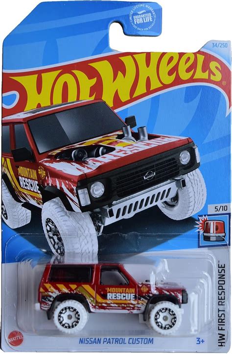 Amazon Matchbox Hot Wheels Nissan Patrol Custom HW First Response Red Toys