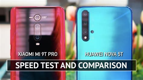 Xiaomi Mi 9T Pro Vs Huawei Nova 5T SPEED TEST YouTube