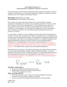 Bromination of Alkenes