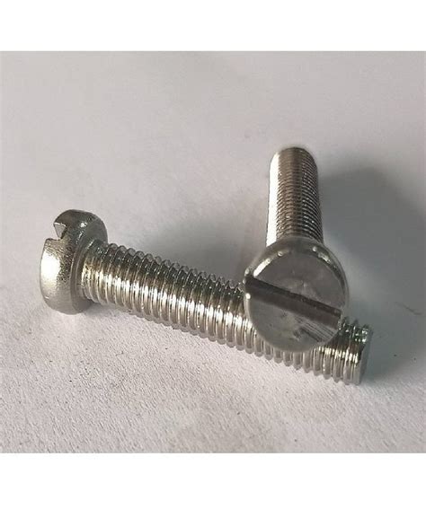 Slotted Round Stainless Steel Countersunk Head Screw Material Grade