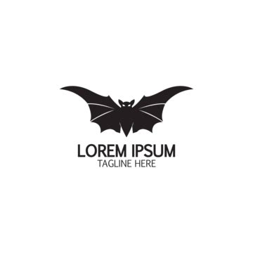 Bat Vector Icon Logo Template Spooky Symbol Cartoon Vector, Spooky ...