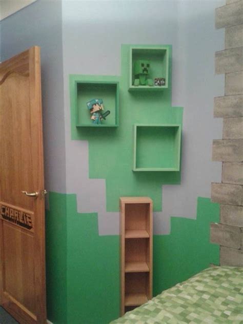 20 Fun Minecraft Bedroom Ideas For Your Child Minecraft Room Decor