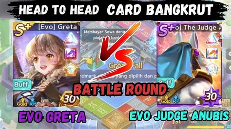 Battle Card Bangkrut Evo Greta Vs The Judge Anubis Line Get Rich