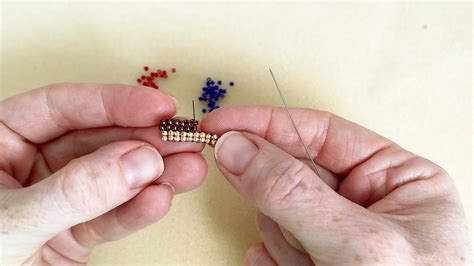 How To Do Two Drop Brick Stitch Bead Weaving YouTube