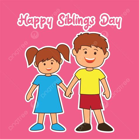 National Siblings Day Clip Art