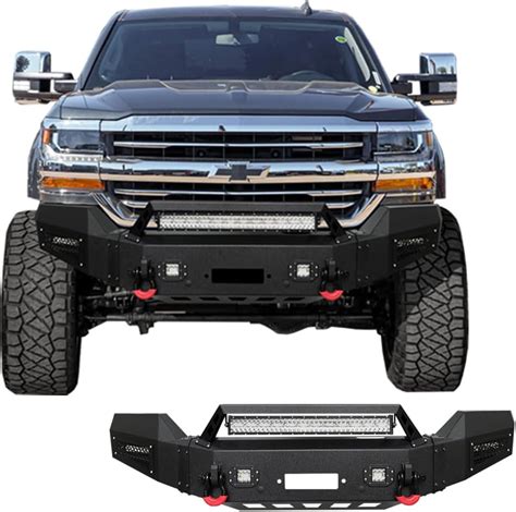 U Box Silverado 1500 Front Bumper Full Width Steel Offroad