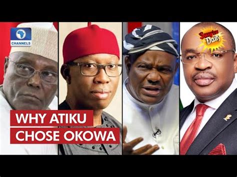 Why Atiku Chose Okowa As Running Mate Over Wike Udom PDP Chieftain