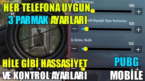 JİROSKOPLU EN İYİ 3 PARMAK AYARLARI 3 PARMAK HASSASİYET AYARLARI