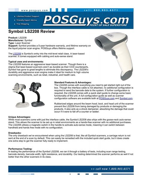 Symbol Ls2208 Review Barcode Scanners