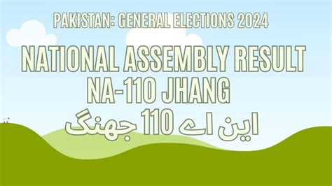 Result NA 110 Jhang Vote Counting Winner 2024 Political Current