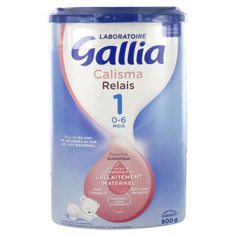 Lait Calisma Relais Allaitement Er Age Mois G Gallia