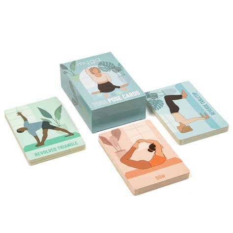 Karty Do Jogi Z Pozycjami Myga Yoga Pose Cards Sklep Sklepjogina Pl