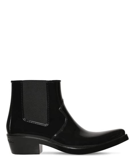 Calvin Klein 205w39nyc Cole Rubber Boots In Black For Men Lyst