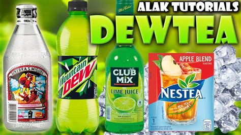 Dewtea Gin Mix Mountain Dew Nestea Apple Pinoy Cocktail Alak