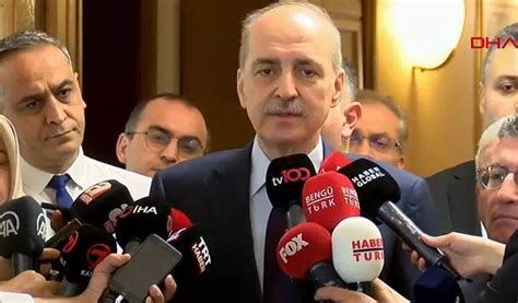 Numan Kurtulmu Tbmm Ba Kanl K Ba Vurusu I In Dilek Esini Verdi Son