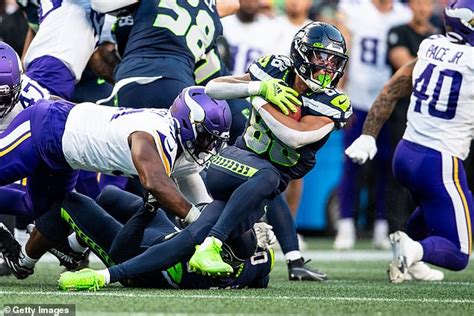 Seahawks Cade Johnson Is Carted Off The Field In Neck Brace And Taken