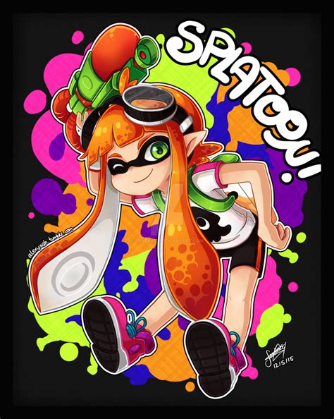 Splatoon Inkling Girl By Sandragh D8t93uw By Tyere On Deviantart