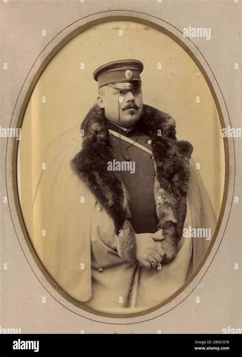 Firefighter Af Domishkevich In Uniform Late 19th Cent Early 20th