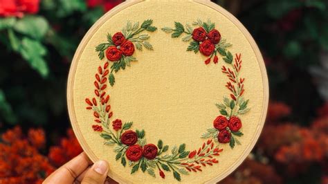 Blooming Flowers Tutorial Embroidery By Afeei Embroidery Tutorial