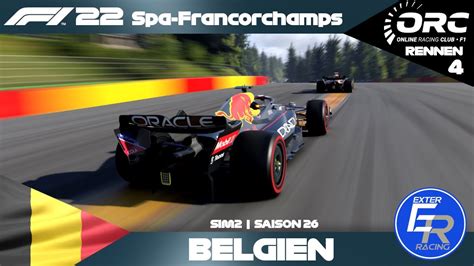 F1 22 SIM 2 Belgien Rennen 4 YouTube