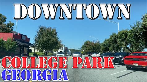 College Park Georgia 4k Downtown Drive Youtube