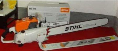 Ms Stihl Chainsaw Inches Home Tools Accessories Paranaque