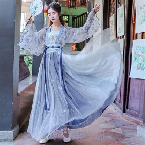 Buy Beautiful Women Hanfu Costume Chinese Style Ancient Fairy Dress