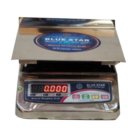 Blue Star Digital Table Top Scale S S Mini Size 175x225 Mm Capacity