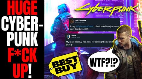 Cyberpunk 2077 Releases EARLY HUGE Mistake From Best Buy CD Projekt