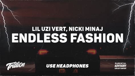 Lil Uzi Vert Endless Fashion Ft Nicki Minaj 9D AUDIO YouTube