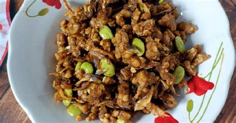 Resep Sambal Kering Tempe Teri Pete Oleh Chendera Ria Lim Cookpad