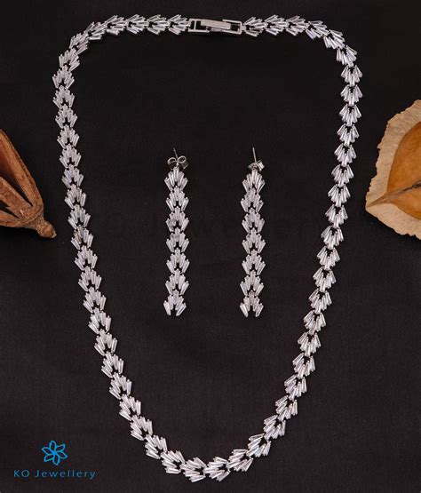 Buy Silver Necklaces 925 Sterling Silver Necklace Sets Online India