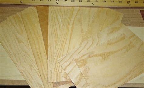 Ash Wood Veneer Sample Pack 12 Pieces With Paper Backer Etsy